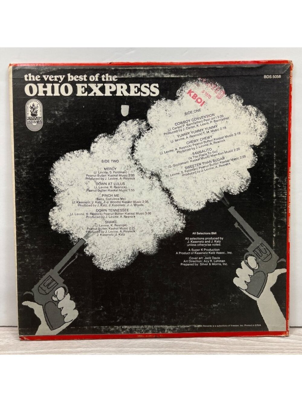 The Ohio Express Very Best Of Vinyl LP 1970s Rock DJ Promo Compilation Buddah - Picture 4 of 8
